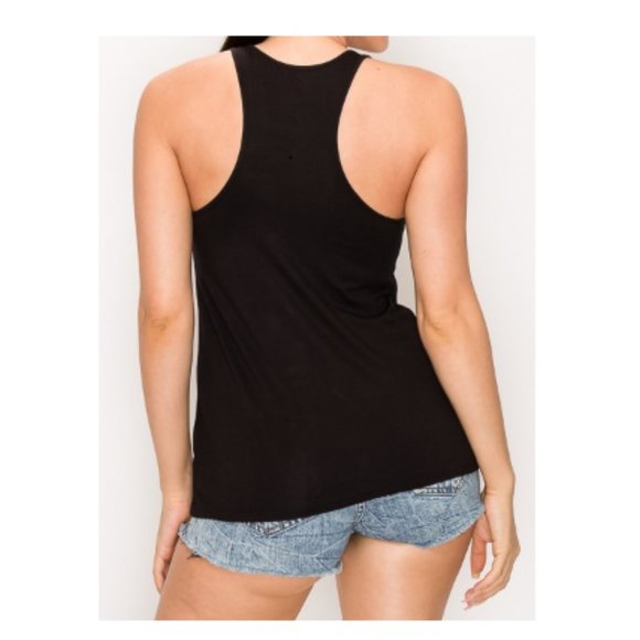 NEW Bear Dance Instant Mom Just Add Coffee Graphic Racerback Tank - Picture 3 of 4